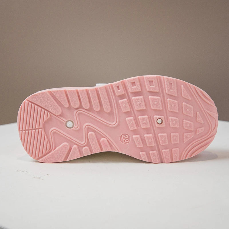 Autumn Childrens Boys Girls Sneakers Fashion Cute Mesh Outdoor Non-slip Kids Causal Shoes School Running Basketball Girls Shoes