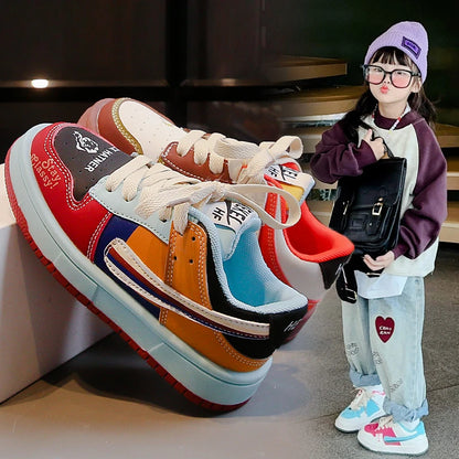 New Style Spring Autumn Children's Casual Sneakers Comfortable Breathable Sports Shoes for Boys and Girls Kids Shoes