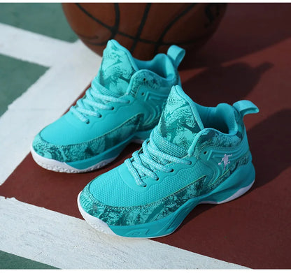 Children's Basketball Shoes for Boys Kids Sneakers Outdoor Non-slip Sports Running Child Girls Basket Trainer Shoes Walking Shoe