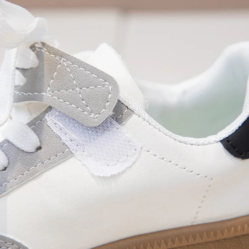 Kids Sneakers for Girls Spring Autumn New Boys Sneakers Fashion Patchwork Versatile Children Causal Tennis Shoes Hook Loop