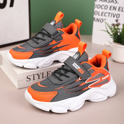 Children's Sports Shoes Summer Classic Outdoor Mesh Breathable Anti Slip Lightweight Running Shoes for Boys and Girls