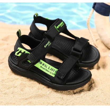 Summer Kids Sandals Breathable Boys Sandals Soft Comfortable Children's Shoes Outdoor Beach Girls Lightweight Slippers