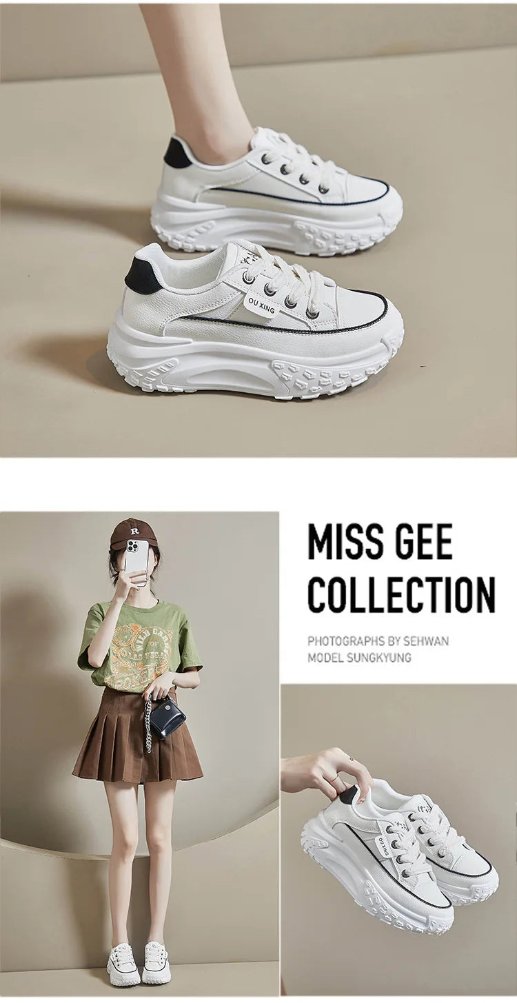 Sneakers for Women Fashion Platform Casual Shoes High Quality Anti-Slip Women's Sport Shoes designer Versatile Women tenis Shoes