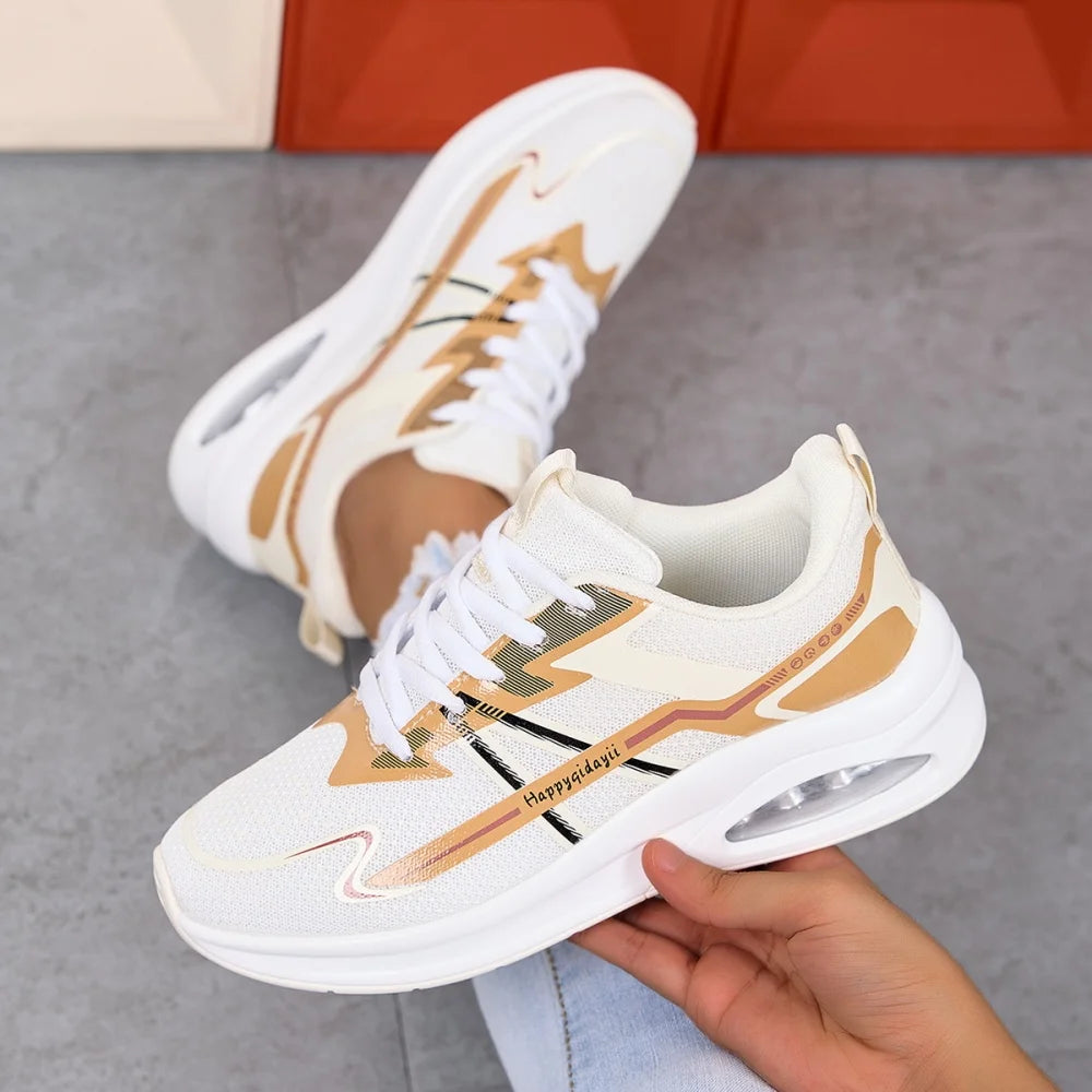 Women's Running Shoes Comfortable Breathable Sports Sneakers Wear-resistant Anti-slip Shoes Shock-absorbing Training Sneakers