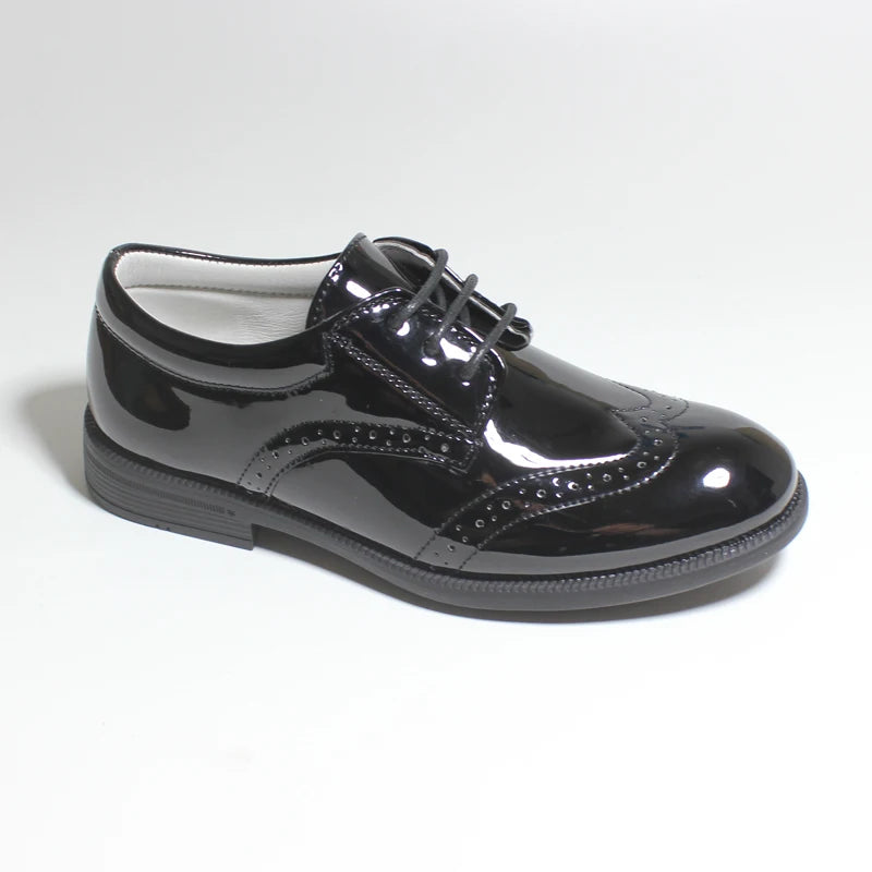 Boys Shoes Brogue Formal Classic Footwear Kids Boys Oxford Shoes Youth Classic Oxfords Wingtip Dress Shoes Round Toe Shoes