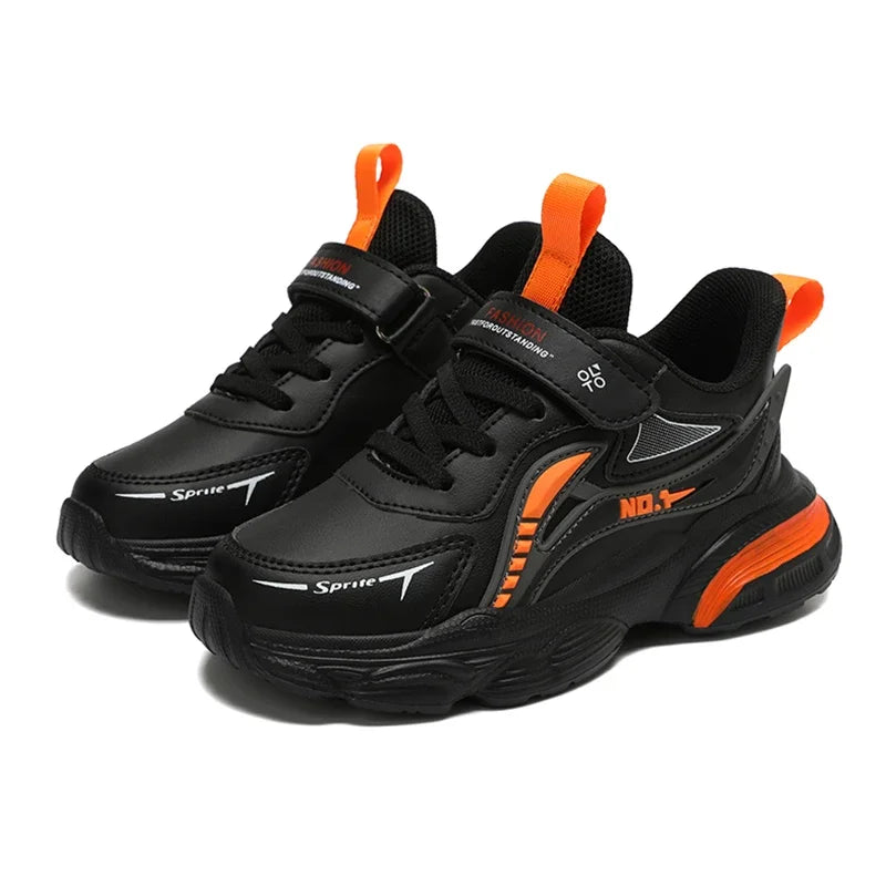Boys' Kids Fashion Sneakers Lightweight Sports Running Shoes for Children Non-Slip Comfortable Outdoor Athletic Tennis Shoes