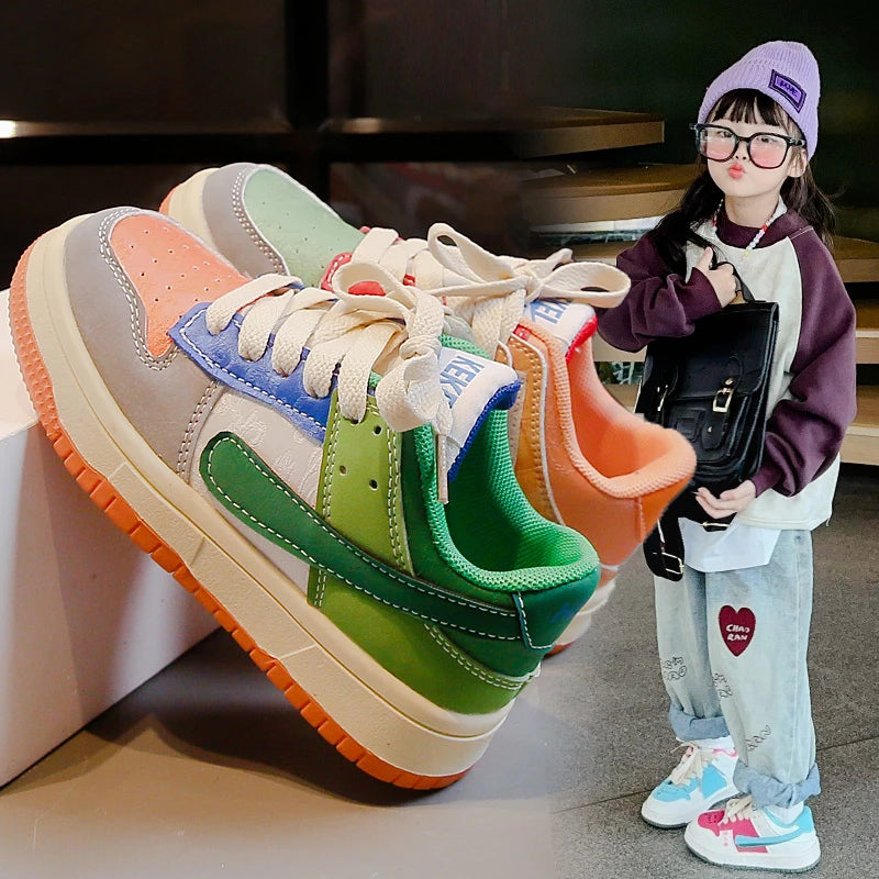 New Style Spring Autumn Children's Casual Sneakers Comfortable Breathable Sports Shoes for Boys and Girls Kids Shoes
