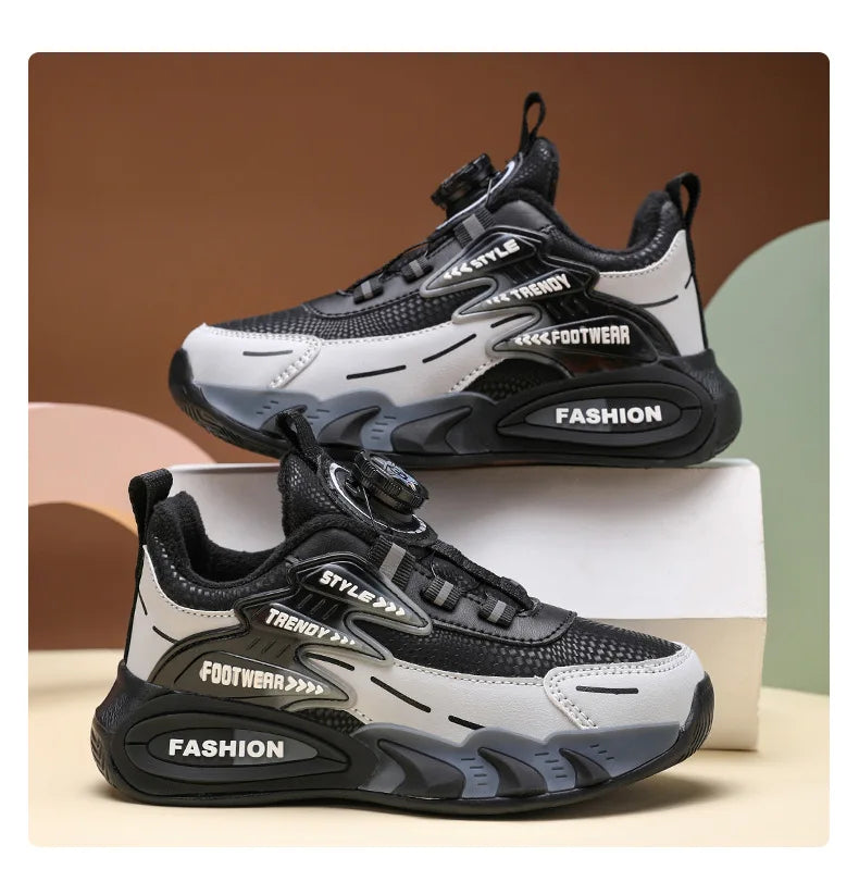 Luxury Boys Sneakers Spring 2026 Autumn Children Shoes Fashion Breathable Non-slip Kids Casual School Tennis Boy Sports Shoes