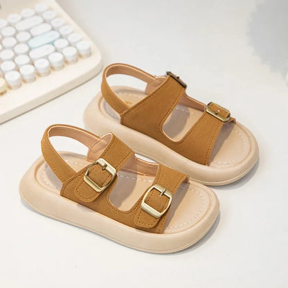 New Fashion Korean Style Soft Sole Anti-slippery Versatile Open-toe Roman Beach Shoes
