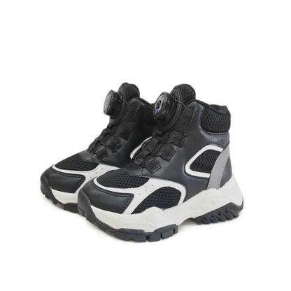 Boys Orthopedic Sneakers For Kid Leather Children School Training Shoes Sporty Running Boot With Arch Support Size24-36