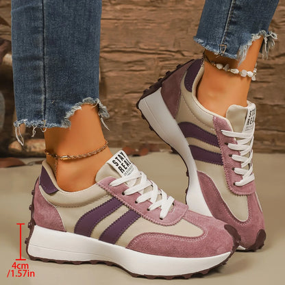 Designer Women Sneakers New Lightweight Soft Running Sneakers Women Thick Bottom Fashionable Sport Shoes Zapatos De Mujer