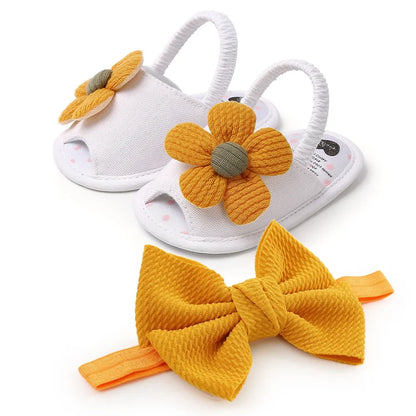 Baby Girls Sandals Summer Shoes Outdoor First Walker Toddler Girls Shoes for Summer