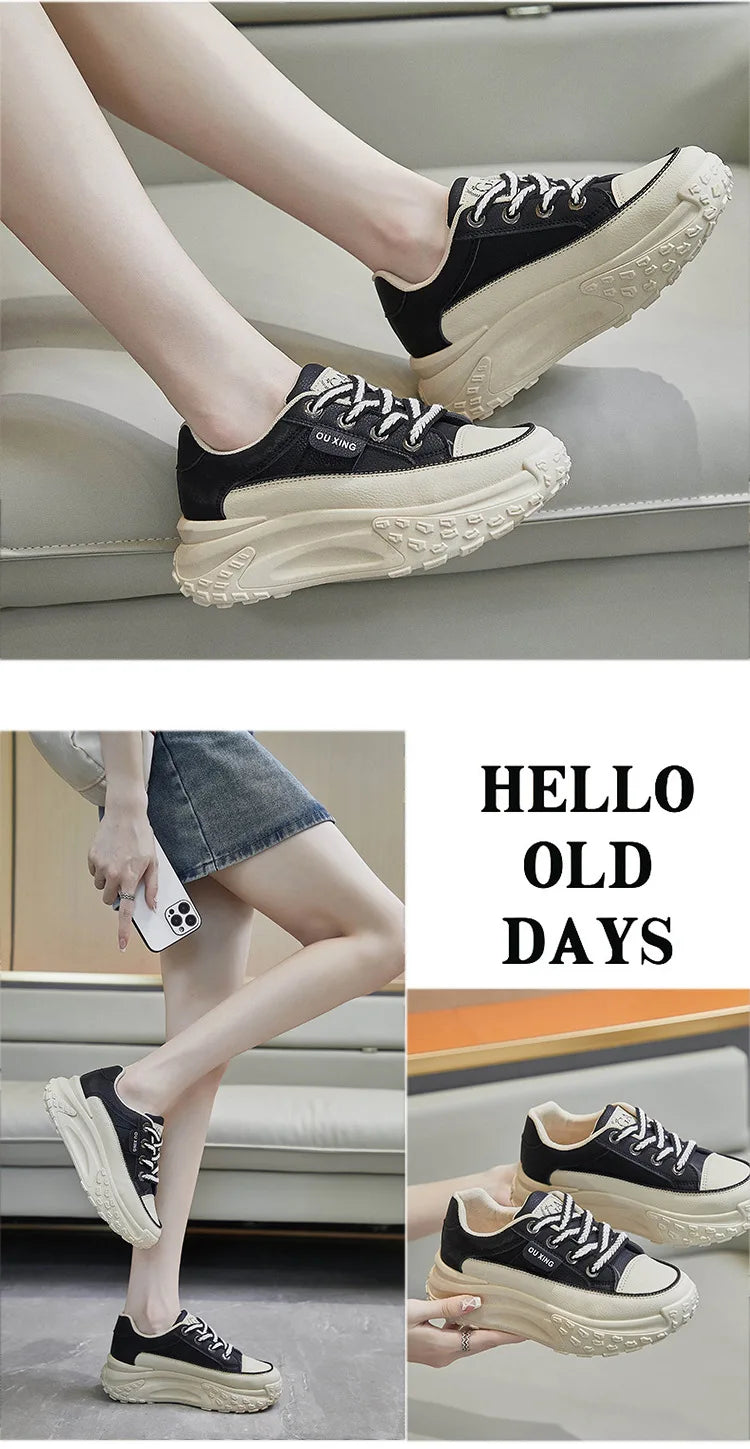Sneakers for Women Fashion Platform Casual Shoes High Quality Anti-Slip Women's Sport Shoes designer Versatile Women tenis Shoes