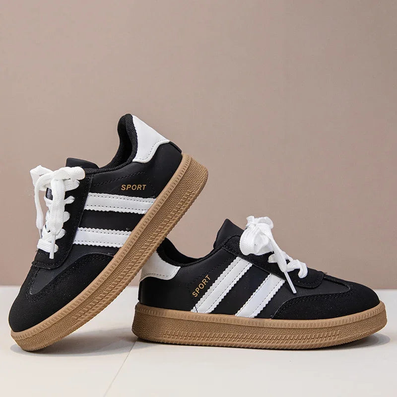 Kids Sneakers for Girls Spring Autumn New Boys Sneakers Fashion Patchwork Versatile Children Causal Tennis Shoes Hook Loop
