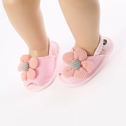 Baby Girls Sandals Summer Shoes Outdoor First Walker Toddler Girls Shoes for Summer