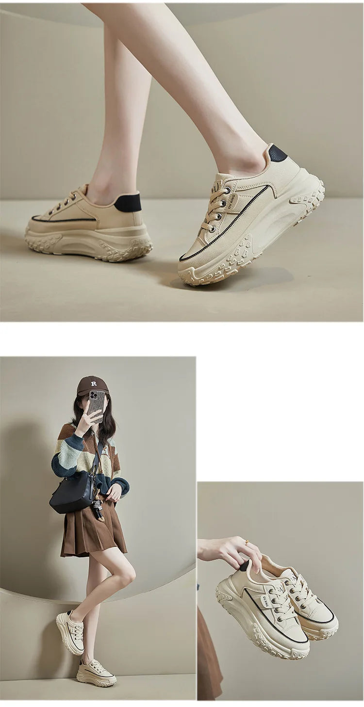 Sneakers for Women Fashion Platform Casual Shoes High Quality Anti-Slip Women's Sport Shoes designer Versatile Women tenis Shoes