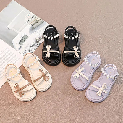 Girls' Shoes Children's Princess Sandals New Summer Summer Baby Soft Soled Ocean Beach Big Children's Sandals