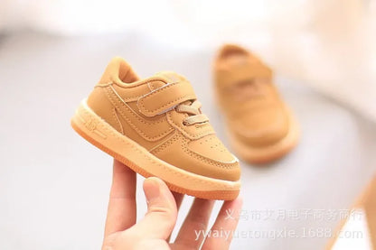 Sneakers for Babies Boys and Girls White Shoes Low-top Sneakers Student Shoes Children's Running Shoes Casual Shoes