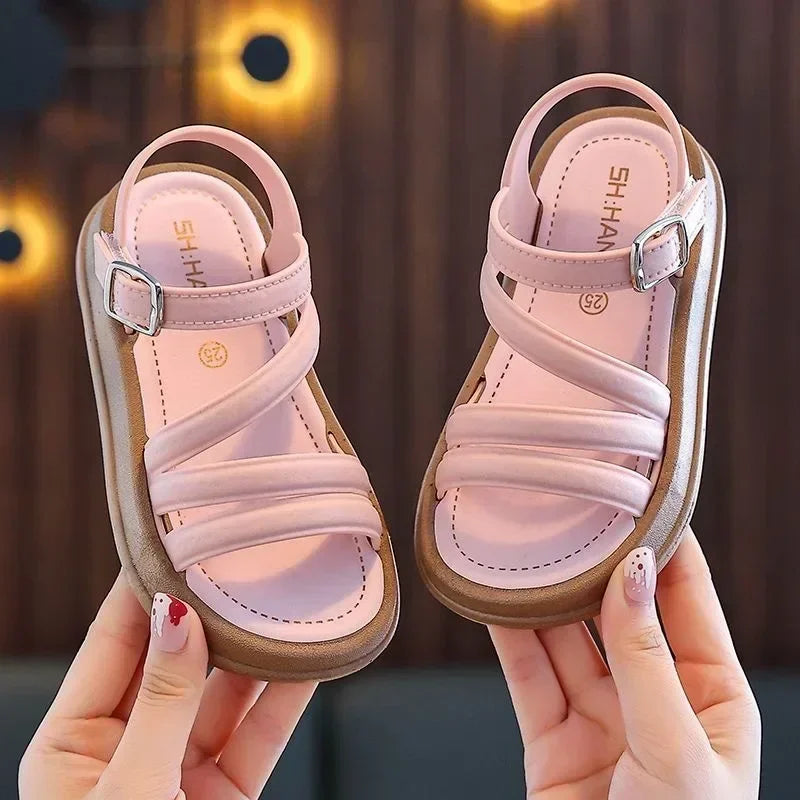Baby Girls Sandals Summer Casual Children Sandals Girls Flat Shoes Fashion Casual Non Slip Kids Beach Shoes sandalias de mujer