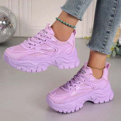 Women Sneakers New Fashion Chunky Sneakers Women Outdoor Tennis Platform Sports Shoes for Women Lightweight Designer Shoes