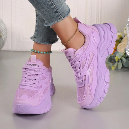 Women Sneakers New Fashion Chunky Sneakers Women Outdoor Tennis Platform Sports Shoes for Women Lightweight Designer Shoes