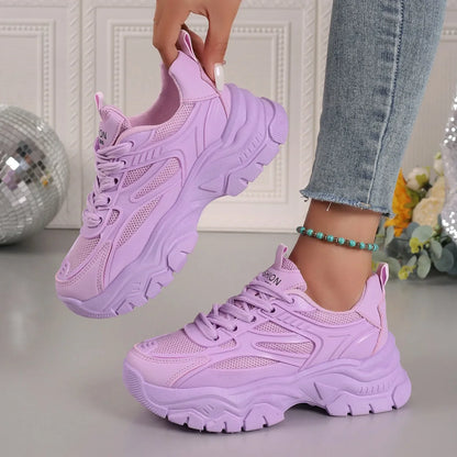 Women Sneakers New Fashion Chunky Sneakers Women Outdoor Tennis Platform Sports Shoes for Women Lightweight Designer Shoes