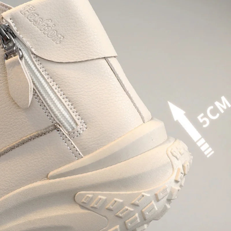 Women's Sneakers Luxury Fashion Womens Boots High-top Platform Casual Shoes New Female Outdoor Running Shoes Winter Women Shoes