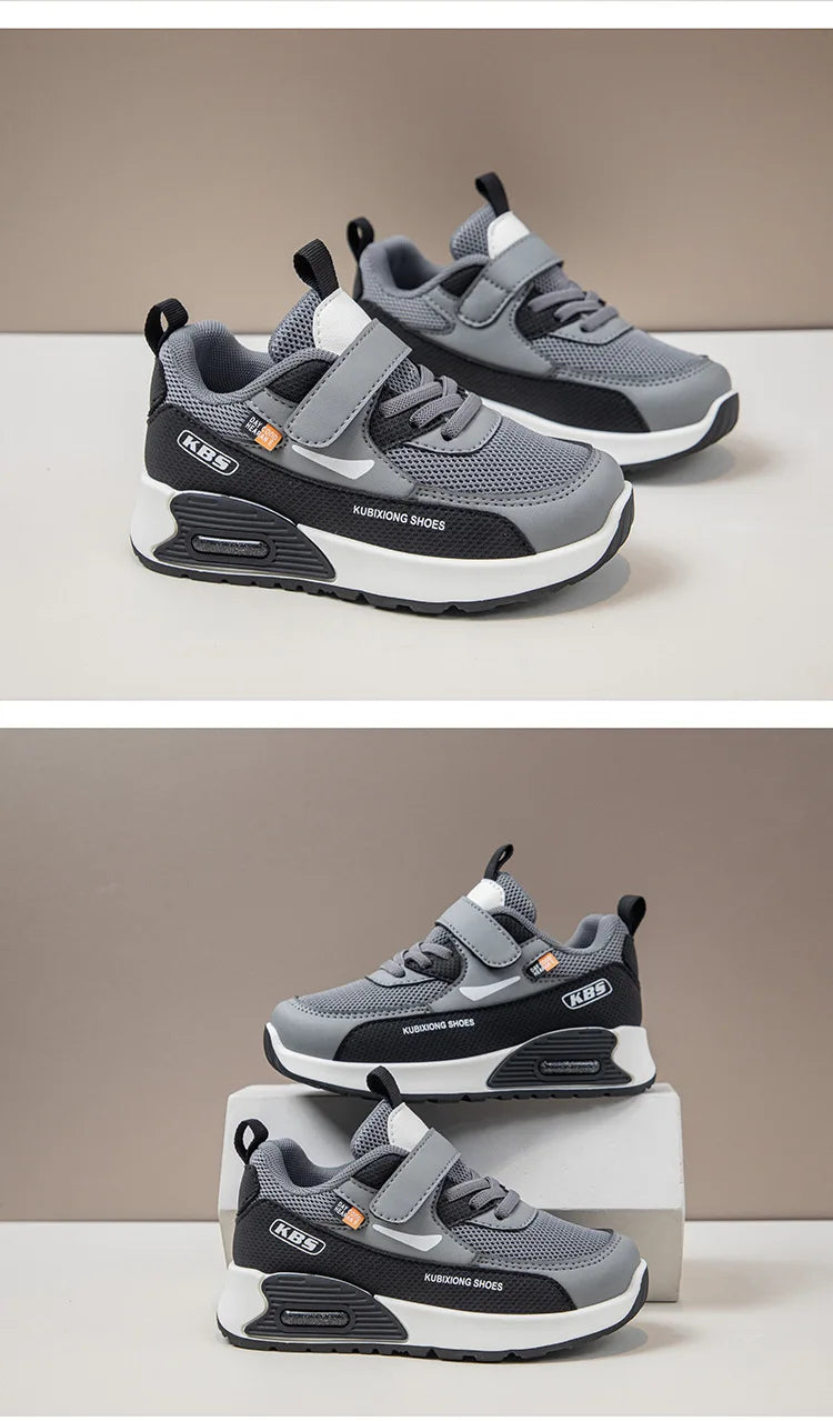 Children's Platform Sneakers Spring Autumn New Girls' Mesh Breathable Flats Lightweight Comfortable Non Slip Boys' Running Shoes