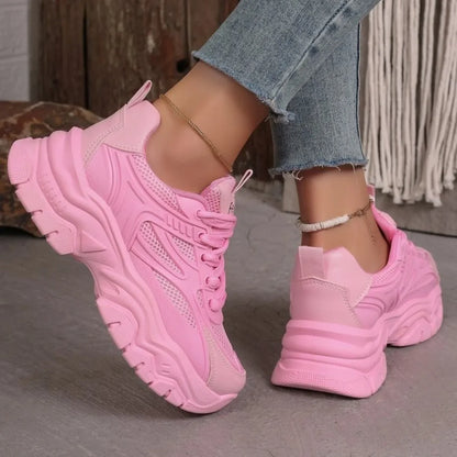 Women Sneakers New Fashion Chunky Sneakers Women Outdoor Tennis Platform Sports Shoes for Women Lightweight Designer Shoes