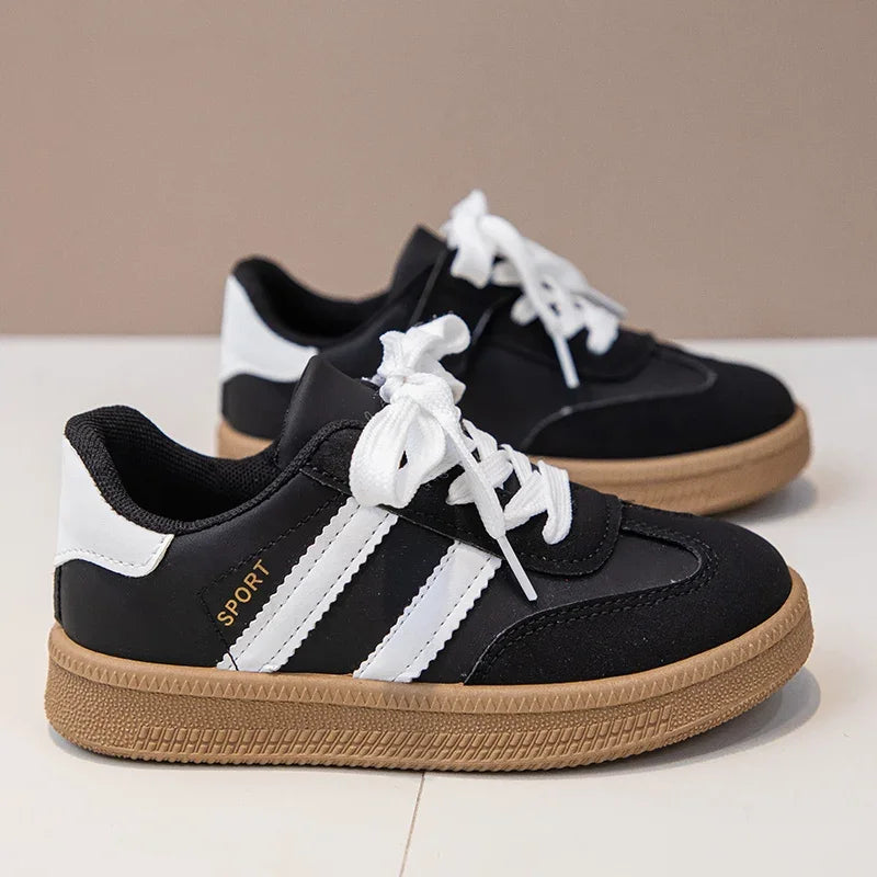 Kids Sneakers for Girls Spring Autumn New Boys Sneakers Fashion Patchwork Versatile Children Causal Tennis Shoes Hook Loop