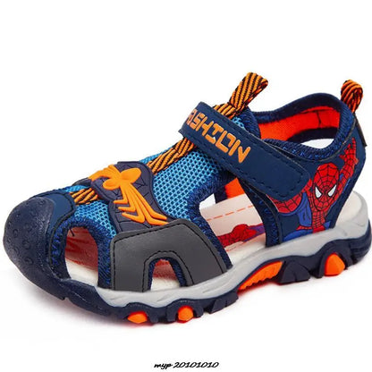 Superhero Summer Boys Sandals Kids Aqua Sport Sandals Soft Non-slip Toddler Infant Shoes Children Outdoor Beach Water Shoes