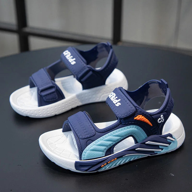 Boys Sports Sandals Summer Girls Lightweight Hiking Beach Sandals Open Toe Breathable Shoes Quick-Dry Outdoor Sandals for Kids