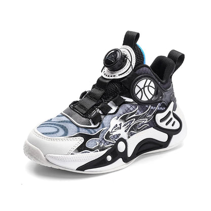 Kids Sneakers Fashion Basketball Shoes for Children Boys Breathable Mesh Sneakers Casual Sports Shoes New Design Trainers