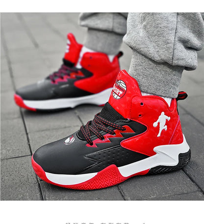 Kids High Top Basketball Shoes for Sports