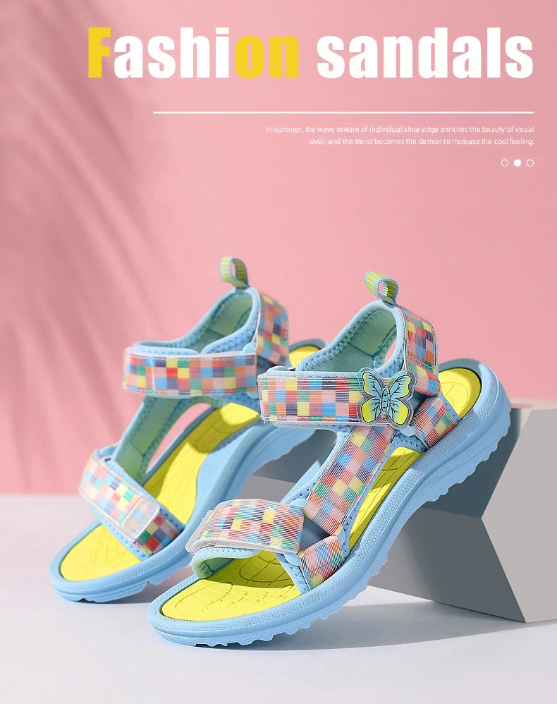 Summer Children Sandals Baby Toddler Soft Non-slip Princess Shoes Baby Cute Pearl Princess Dance  Kids Performance Prop
