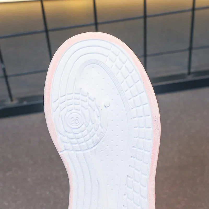 Children's SneakersGirls Casual Shoes Student Shoes Anti-slip Teen Sport Pink Blue Shoes Size 26-37
