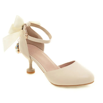 New Girls Leather Shoes Wedding Party Shoes Children Stiletto Heels Shoes High Heels Princess Sweet Sandals For Girls Size 28-39