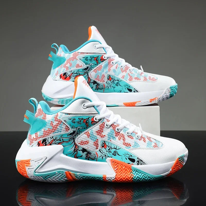 Men Basketball Shoes Light Sports Shoes Non-slip Trainer Women Unisex Breathable Athletic Outdoor Unisex High Quality Sneakers