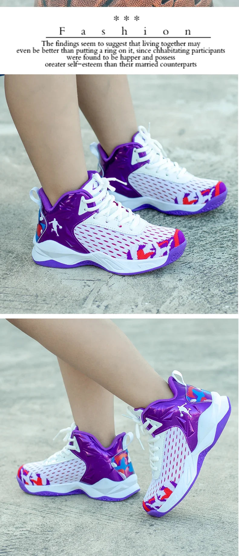 Boys Brand Basketball Shoes Kids Sneakers Thick Sole Non-slip Children Sports Shoes Child Boy Basket Trainer Shoes Girls