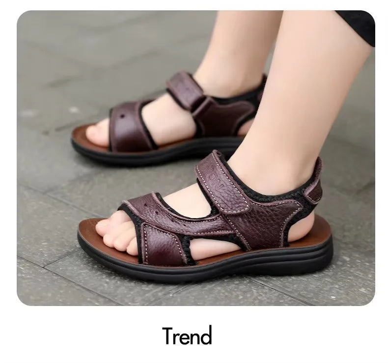 Summer Kids Sandals Soft Non-slip Children Shoes Beach Shoes Boys Casual Outdoor Walking Slippers Comfortable Sneakers