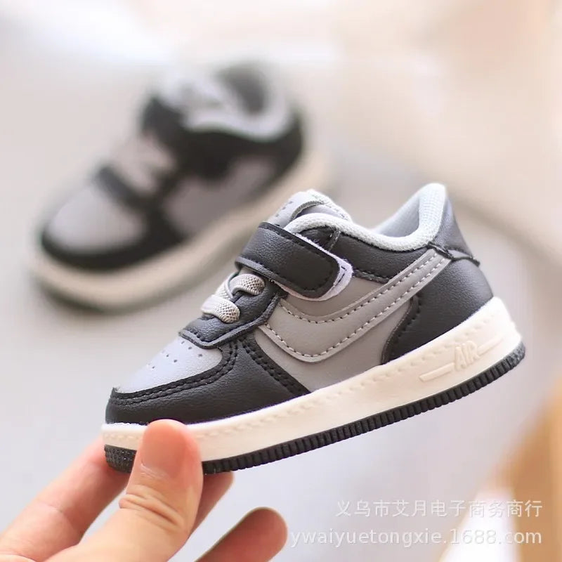 Sneakers for Babies Boys and Girls White Shoes Low-top Sneakers Student Shoes Children's Running Shoes Casual Shoes