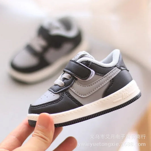 Sneakers for Babies Boys and Girls White Shoes Low-top Sneakers Student Shoes Children's Running Shoes Casual Shoes