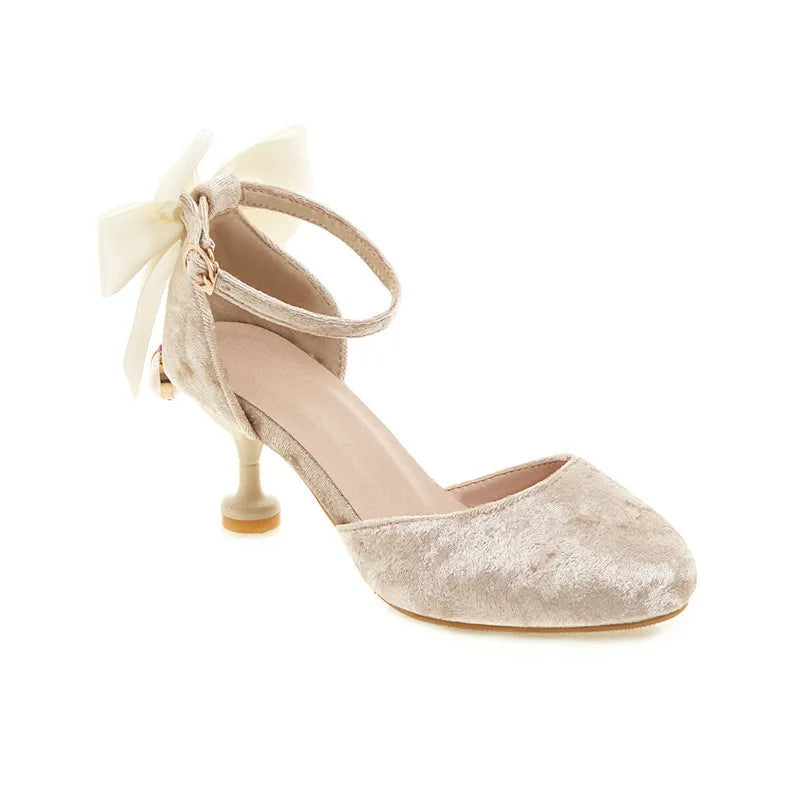 New Girls Leather Shoes Wedding Party Shoes Children Stiletto Heels Shoes High Heels Princess Sweet Sandals For Girls Size 28-39