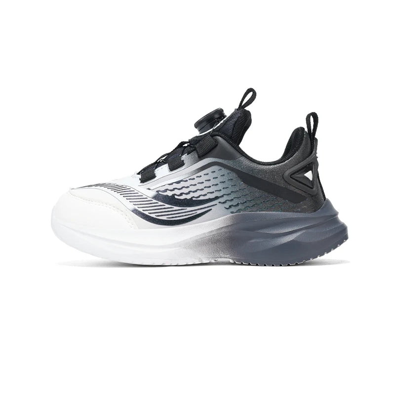 Kids Sport Sneakers Boys Girls Tennis Shoes Platform  Anti Slip Trainers with Rotary Buckle Design for Children Outdoor Wear