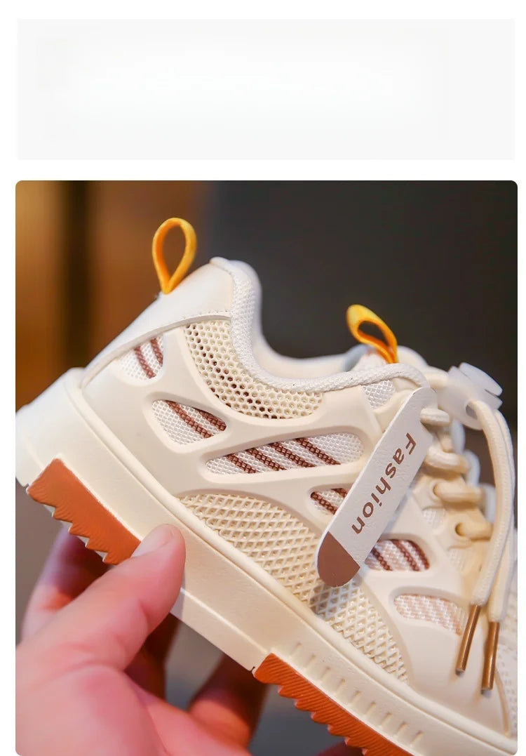Boys Sneakers Girls Breathable Sport Shoes for Kids Children Autumn Non-slip Casual Student Shoes Outdoor Footwears Basket Shoes