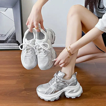 Athletic Woman Footwear New Sneakers Sports Designer Luxury Vulcanized Shoe Trends On Sale Mesh Breathable Shoes for Women