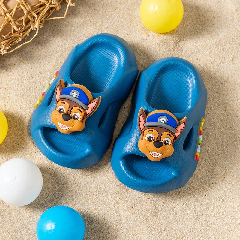 Children's Anime Slides | Boys & Girls Outdoor Non-Slip Soft Soled Sandals & Home Slippers – PAW Patrol