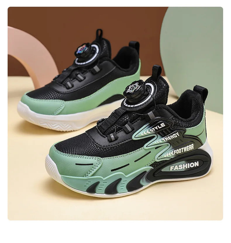 Luxury Boys Sneakers Spring 2026 Autumn Children Shoes Fashion Breathable Non-slip Kids Casual School Tennis Boy Sports Shoes