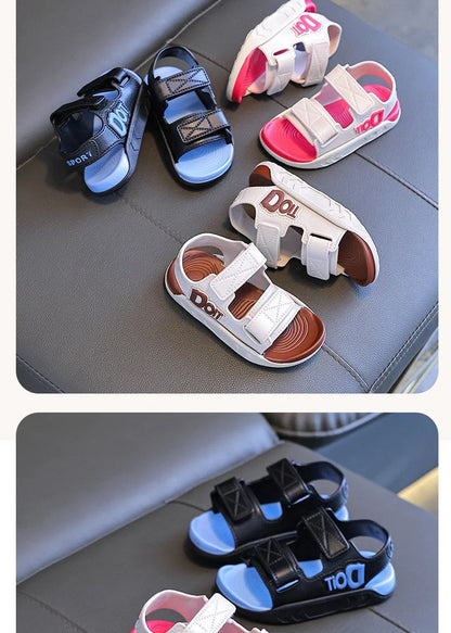 Child sandals new summer fashion open-toe shoes boys girls Lightweight Breathable Casual beach shoes students kids Flat sandals