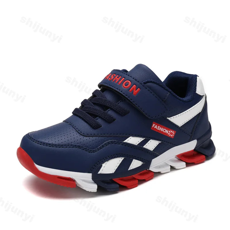 Boys' Fashion Trend Low Top Thick Sole Casual Sports Shoes 2025 Autumn New Style Childrens' Comfortable Platform Chunky sneakers